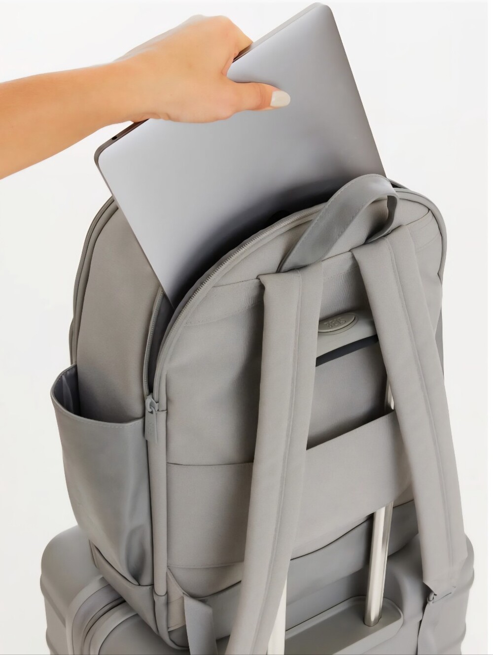 Beis Travel Backpack in Grey - Picture 8 of 13